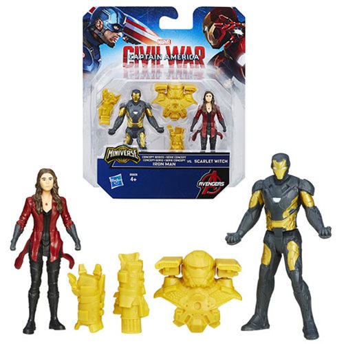 Captain America Iron Man Scarlett Witch 2 1/2-Inch Figures  