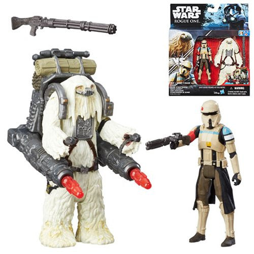 Star Wars Scarif Stormtrooper and Moroff Action Figures     