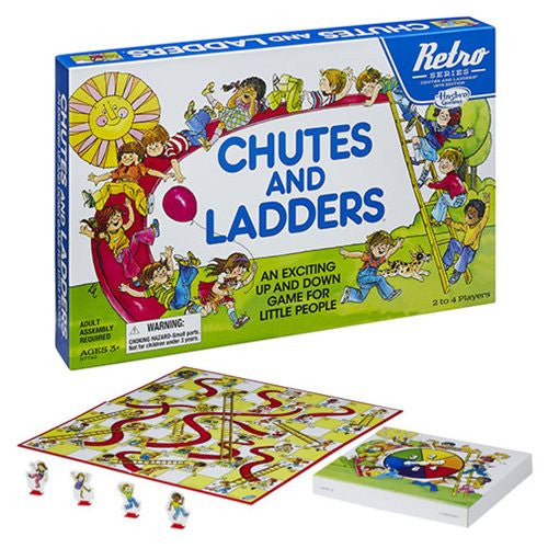 Chutes and Ladders Retro Series 1978 Edition Game           