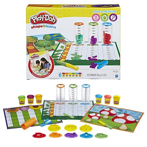 Play-Doh Shape and Learn Make and Measure                   