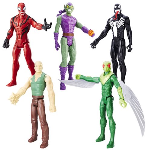 Spider-Man Titan Heroes Villain Figures 2017 Wave 2 Case    