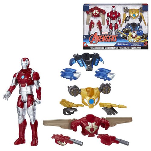 Avengers Titan Hero Iron Man Combat Pack Action Figure      