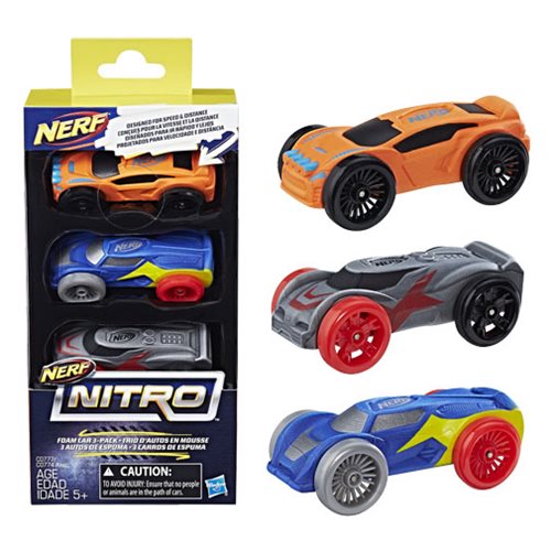 Nerf Nitro Foam Car 3-Pack 3                                