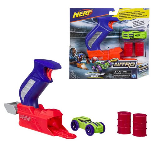 Nerf Nitro ThrottleShot Blitz Blue Blaster                  