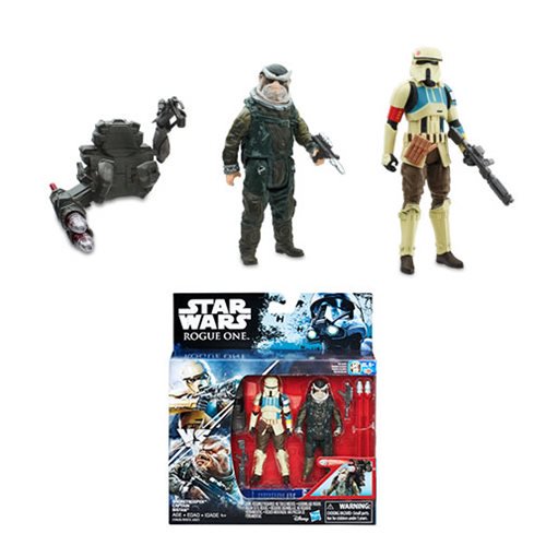 Star Wars Rogue One Shoretrooper and Bistan Action Figures  