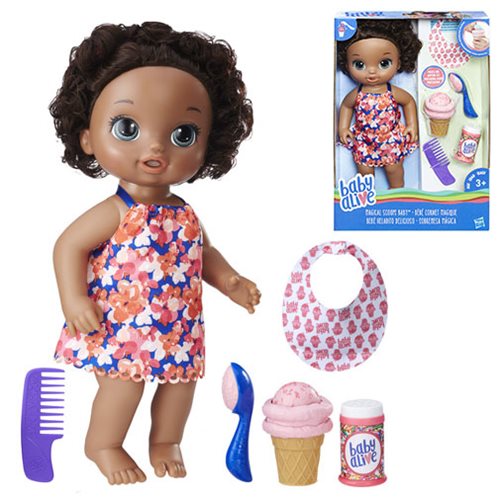 Baby Alive Magical Scoops Baby Doll (African American)      