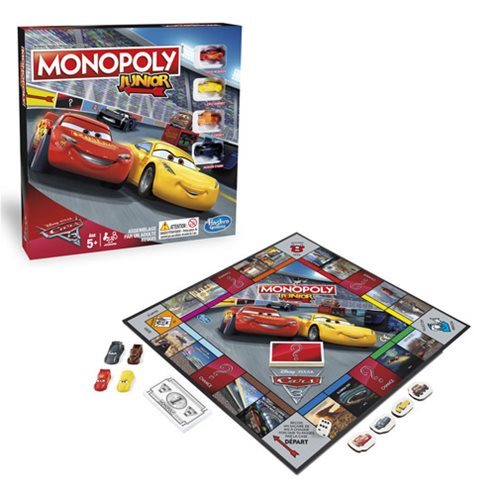 Cars 3 Monopoly Junior Game                                 