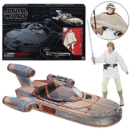 Star Wars Black Series Luke Skywalker Landspeeder Vehicle   