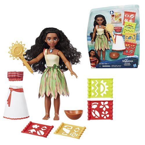 Moana Stencil n Design Doll                                 