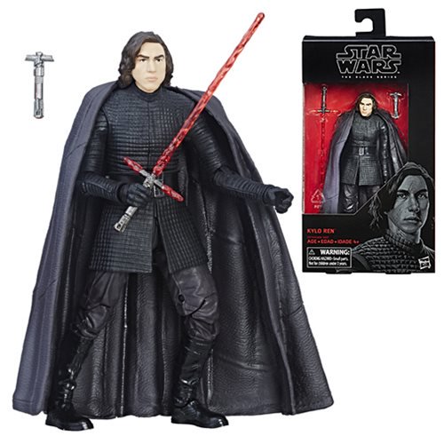 Star Wars The Black Series Kylo Ren The Last Jedi Figure    