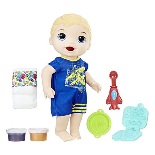 Baby Alive Super Snacks Snackin' Luke Blonde Doll           