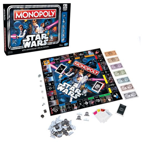 Star Wars Monopoly 40th Anniversary Edition Game            