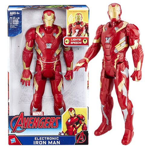 Avengers 12-inch Electronic Iron Man Action Figure          