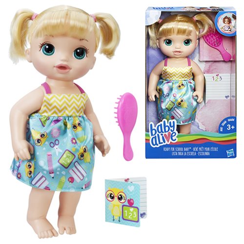 Baby Alive Ready For School Baby Doll Blonde                