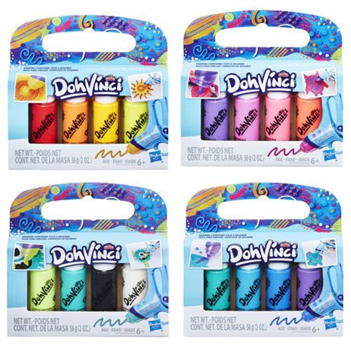 Play-Doh DohVinci 4-Pack Drawing Compound Wave 1 Case       