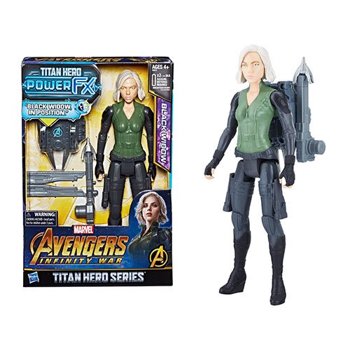 Avengers Power FX 12-Inch Black Widow Action Figure         