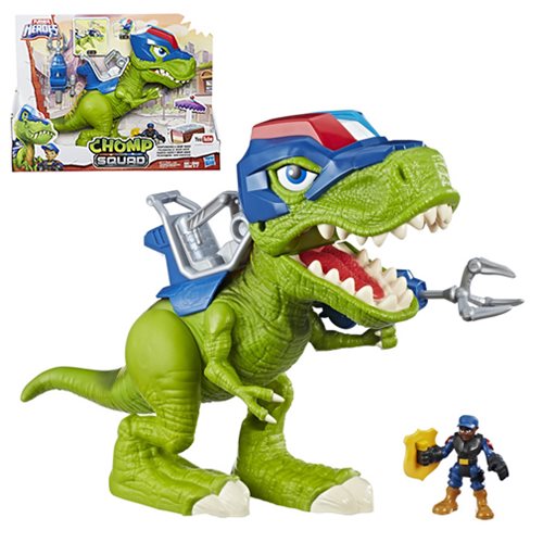 Chomp Squad Playskool Heroes Troopersaurus and Bobby Badge  