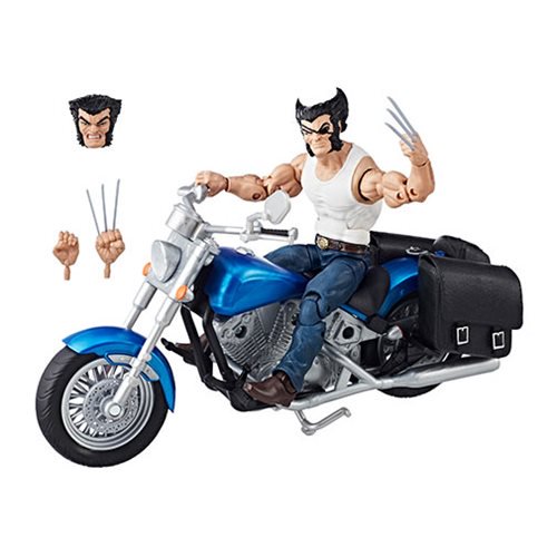 Marvel Legends Series 6-inch Wolverine with Motorcycle      