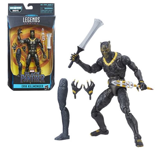 Black Panther Marvel Legends Erik Killmonger Action Figure  