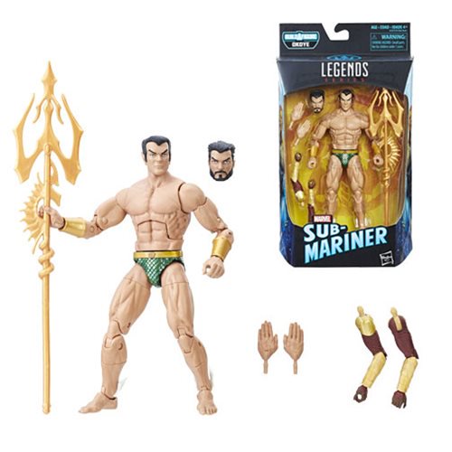 Black Panther Marvel Legends 6-Inch Namor Action Figure     