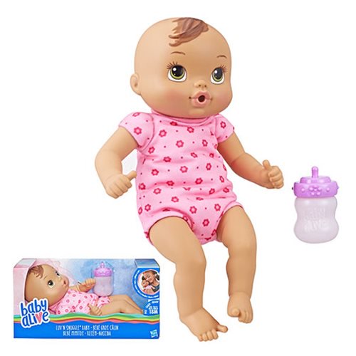 Baby Alive Luv `n Snuggle Baby Doll - Brunette              