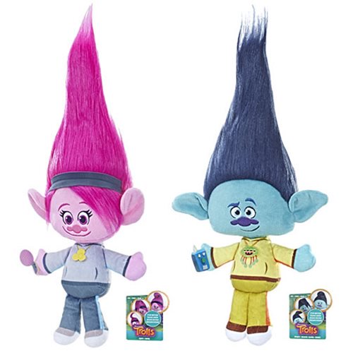 Trolls Stylin' Hair Plush Dolls Wave 1 Case                 