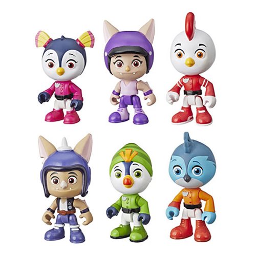 Top Wing 6-Character Collection Pack Mini-Figures           