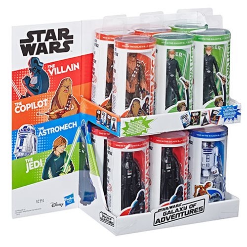 Star Wars Galaxy of Adventure Action Figures Wave 1 Case    