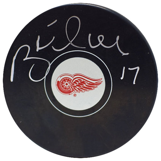 Brett Hull Signed Detroit Red Wings Hockey Puck (Tristar/SSM)