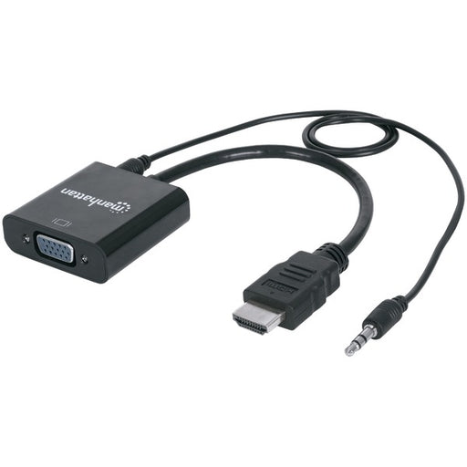 HDMI AM-VGA+AUD CBL BLK