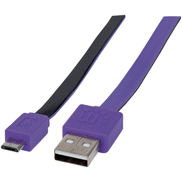 3FT USB CBL ML BLK/PUR