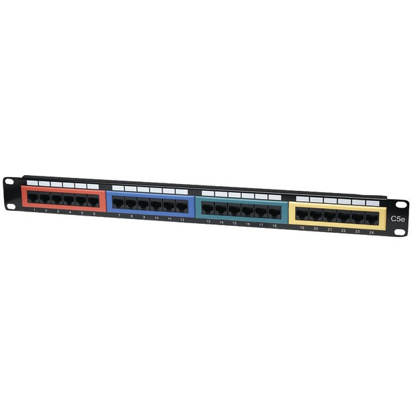 24PRT CAT5E PATCH PANEL