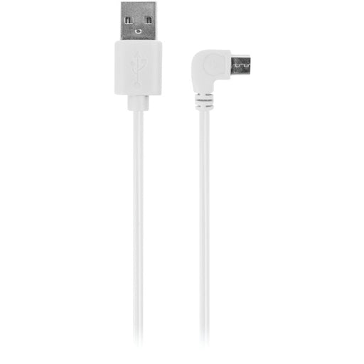 3.5FT 90DG MICRO USB WHT