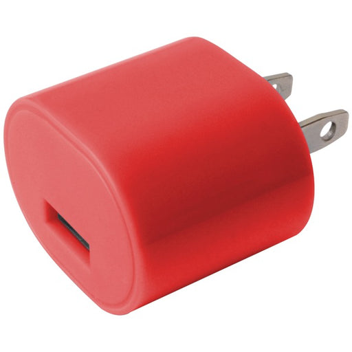 1A USB WALL CHRGR RED