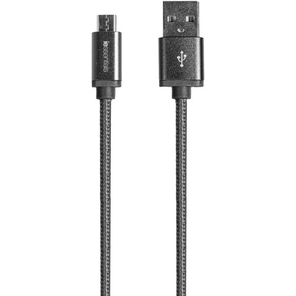 10FT BRAID MICRO USB BLK