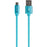 10FT BRAID MICRO USB BLU