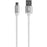 10FT BRAID MICRO USB WHT