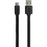 6FT FLT MICRO USB BLK