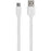 6FT FLT MICRO USB WHT