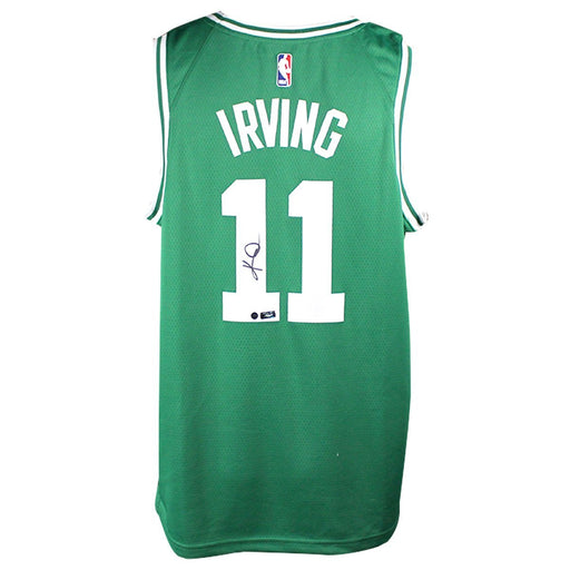 Kyrie Irving Signed Boston Celtics Nike Green Swingman Jersey (Panini/SSM Auth)