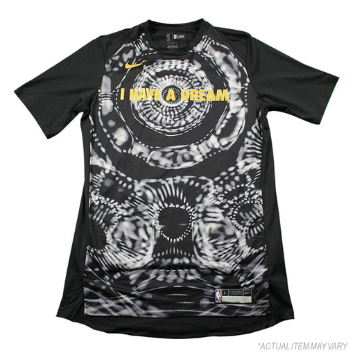 Timofey Mozgov Brooklyn Nets Game Used #20 I Have A Dream Warm Up T-Shirt ()()(3XLT)