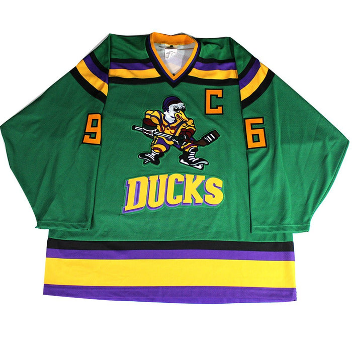 Joshua Jackson Signed Charlie Conway Mighty Ducks Captain Green Jersey Beckett