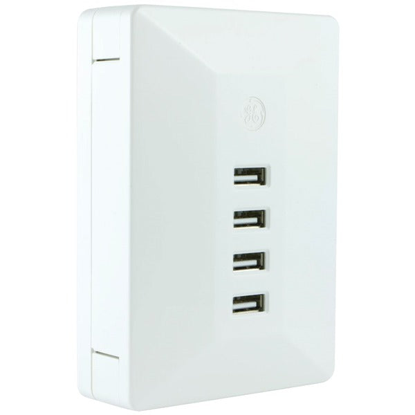 4USB TAP 4.8A CORD WHT