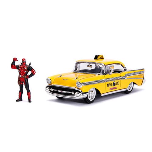 Deadpool Hollywood Rides 1957 Bel Air 1:24 Vehicle & Figure 