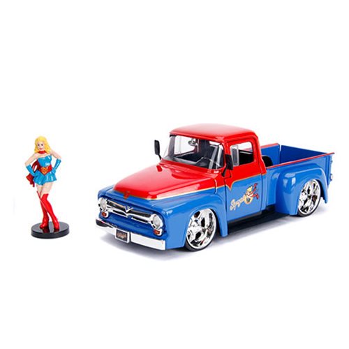 DC Bombshells Supergirl 1956 Ford F100 1:24 Scale Vehicle   