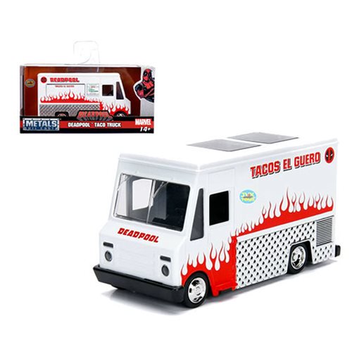 Deadpool Hollywood Rides Taco Truck 1:32 Scale Vehicle      