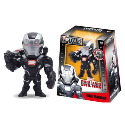 Captain America Civil War War Machine Metals Die-Cast Figure