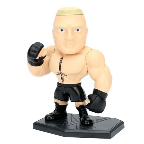 WWE Brock Lesnar 4-Inch Metals Die-Cast Action Figure       