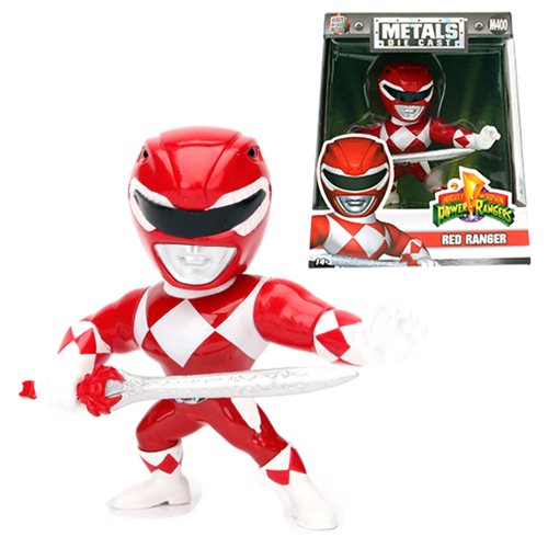 Power Rangers 4-Inch Red Ranger Metals Die-Cast Figure      