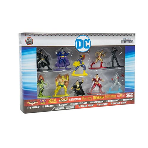 DC Comics Nano Metalfigs Mini-Figures Wave 2 10-Pack        